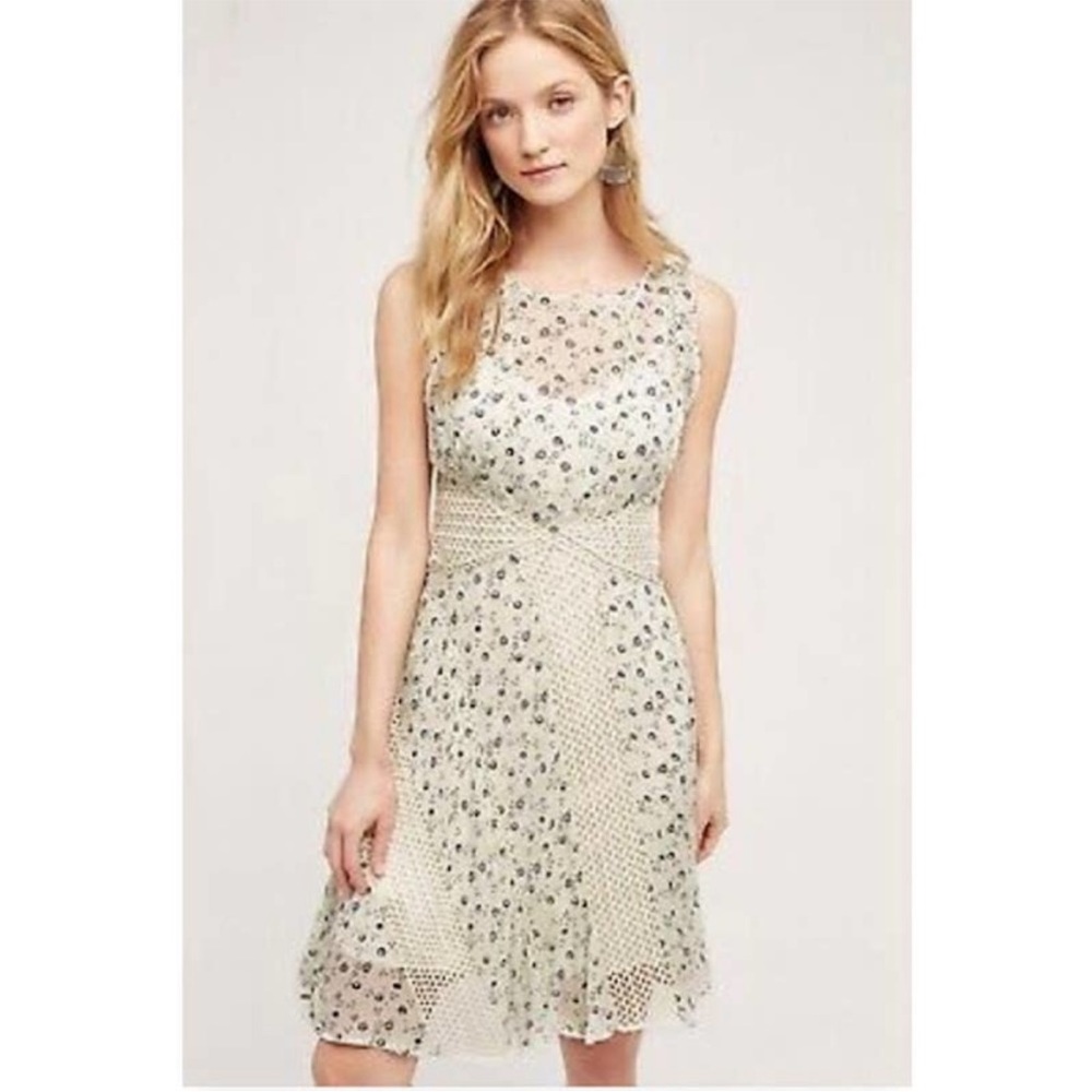 Anthropologie Floreat Windswept Lace Dress